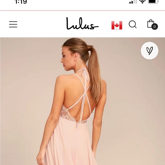 Lulus Navy Blue Long Chiffon Maxi Dress - NWT, Small - Picture 3 of 8